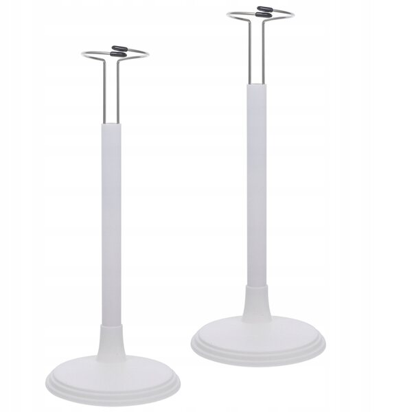 Stojaki pour poupées avec base réglable et stable - 2 pièces, 35 cm, blanc