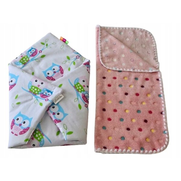 Decken- und Schlafsack-Set für Puppen aus 100 % hochwertiger Baumwolle
