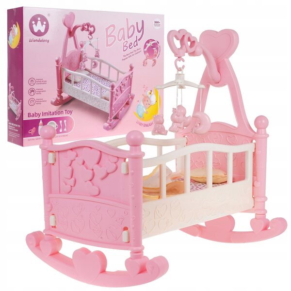 Ramiz Puppenbett und Bett mit Karussellfunktion für Kinder ab 3 Jahren
