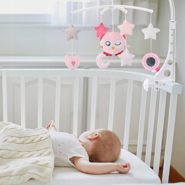 Bett-Mobile für Babys mit Schaukel und Glocken, sensorisches Spielzeug