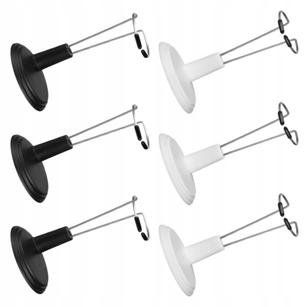 6 verstellbare Ständer für Puppen und Actionfiguren aus farbigem PVC und Metall
