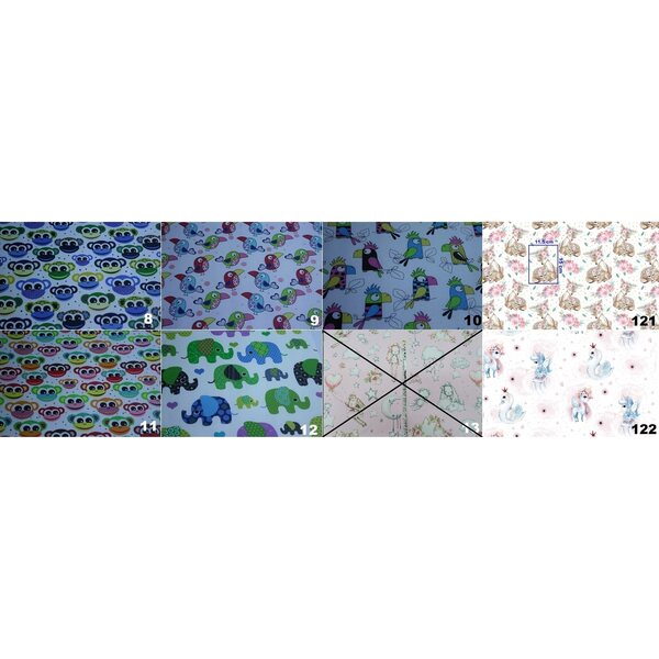 Doppelseitiges Kissen 40x30 cm aus Minky und Baumwolle für Kinder – weich und sicher