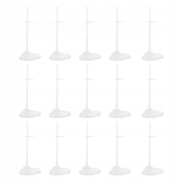 Set 20 Supporti Stabili per Bambole in PVC per Esposizione e Gioco
