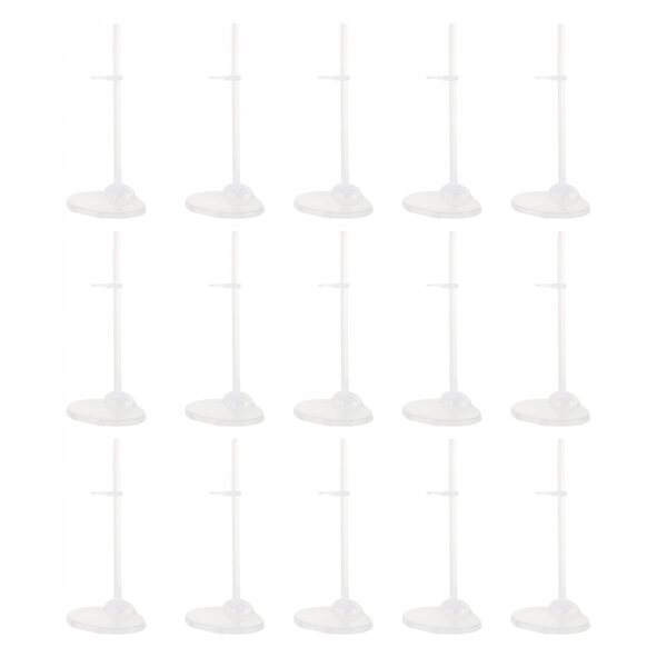 Set 20 Supporti Stabili per Bambole in PVC per Esposizione e Gioco