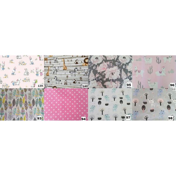 Komplettset aus Bettdecke und Bezug für Babypuppe, für Kinderbett und Kinderwagen