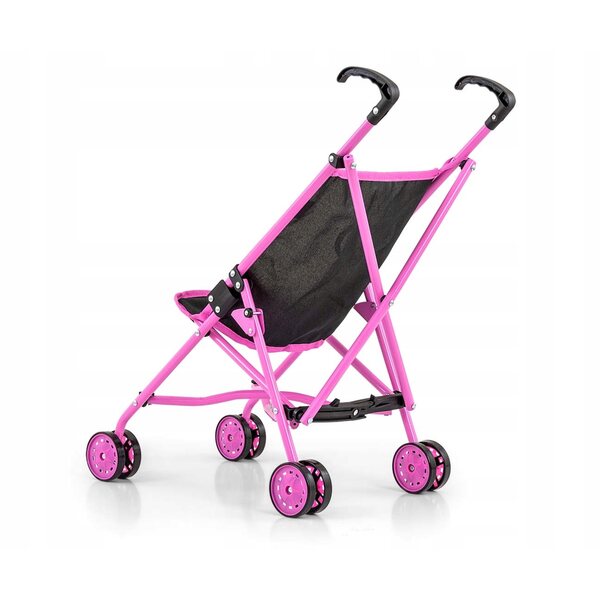 Julia Prestige schwarzer Milly Mally Puppenwagen, faltbar und leicht