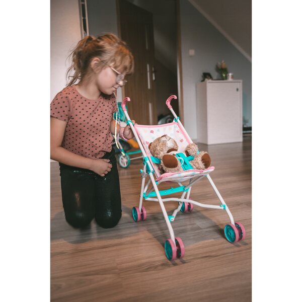 Julia Prestige schwarzer Milly Mally Puppenwagen, faltbar und leicht