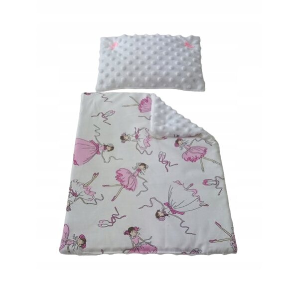 Komplettes Set aus Puppenwäsche mit Kissen und Decke, 30 cm, verschiedene Modelle