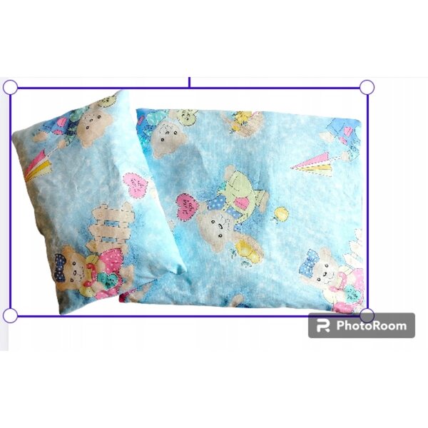 Kleine Puppenbettwäsche für Kinderbett oder Kinderwagen, 2er-Set