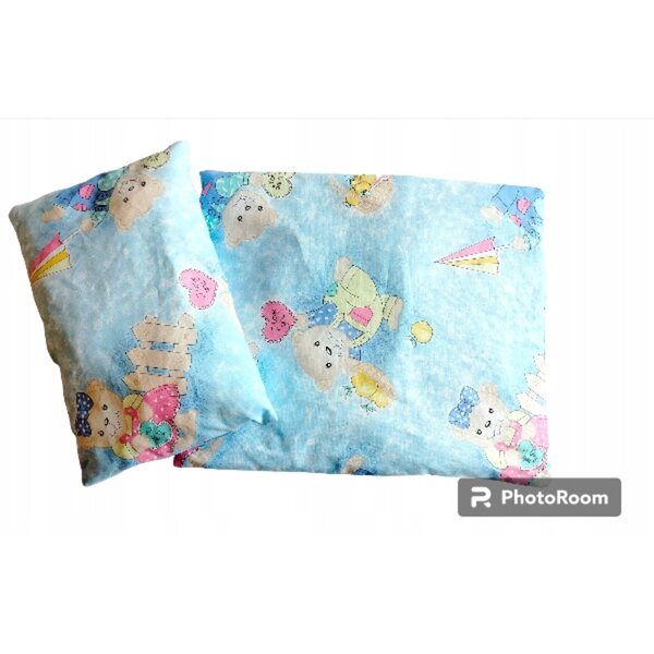 Kleine Puppenbettwäsche für Kinderbett oder Kinderwagen, 2er-Set