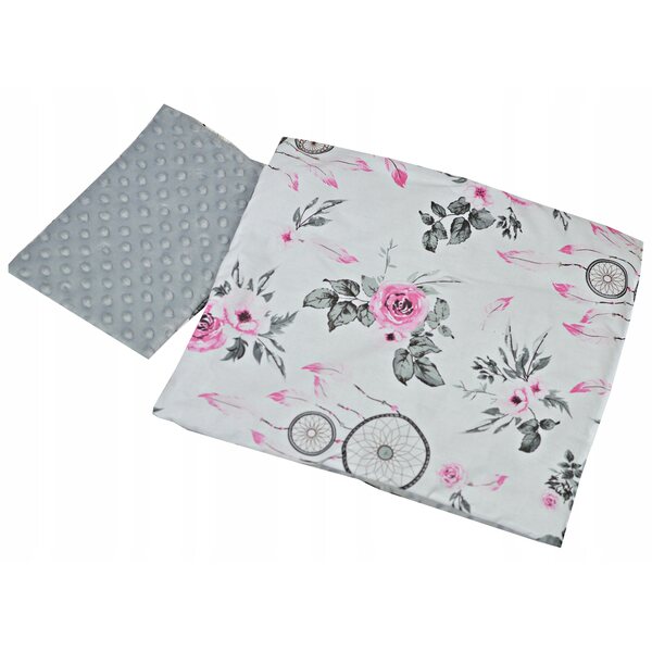 Komplettes Kinderbettwäscheset für Puppen aus Baumwolle und Minky 35x40 cm – Hergestellt in Polen