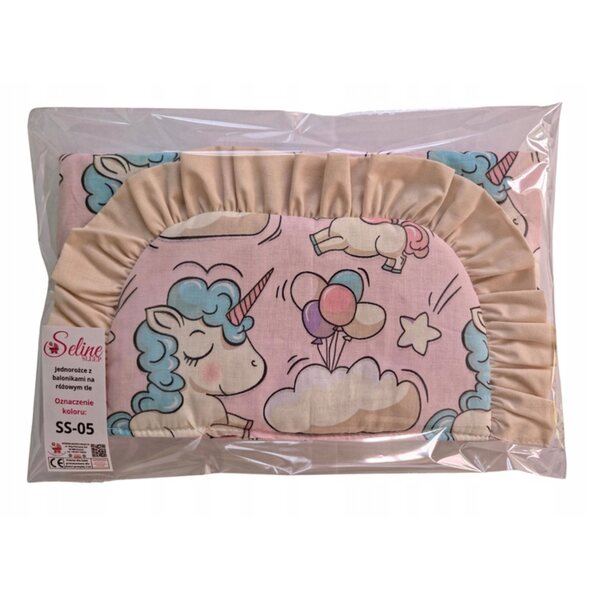 Set biancheria da letto, piumino e cuscino per bambole SELINE SLEEP, produzione polacca