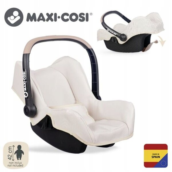 Smoby Fotelik Auto Maxi-Cosi für beige Puppen mit Sicherheitsgurt
