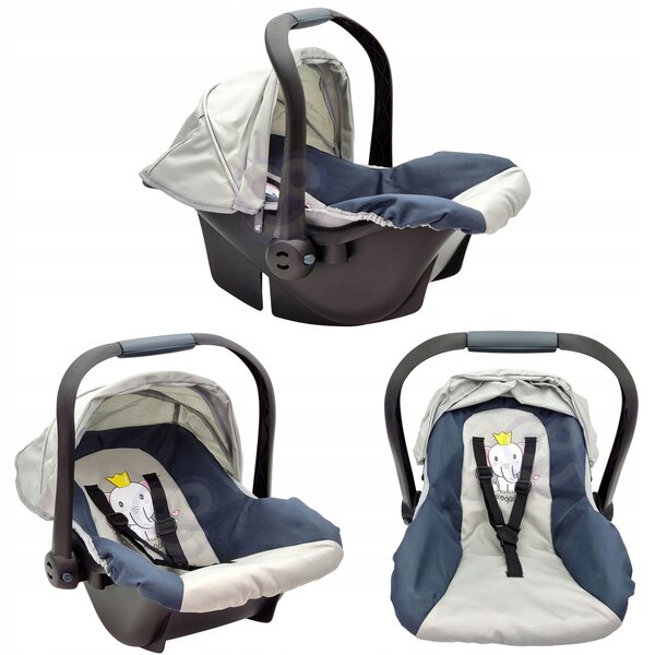 Woopie Royal Puppentrage, 33-48 cm, Autositz, leicht und praktisch