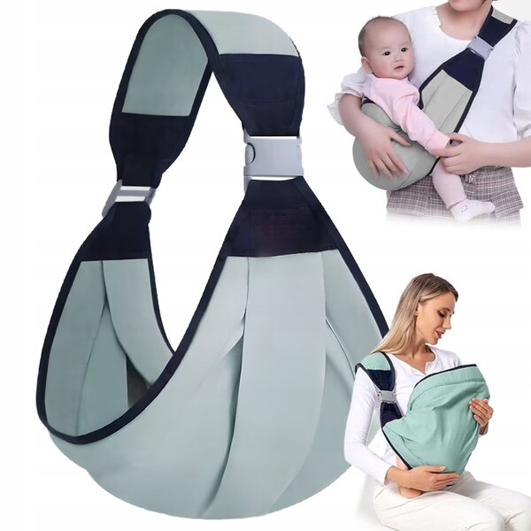 Atmungsaktive 3D-Babytrage für Neugeborene bis 18 kg mit verstellbaren Trägern