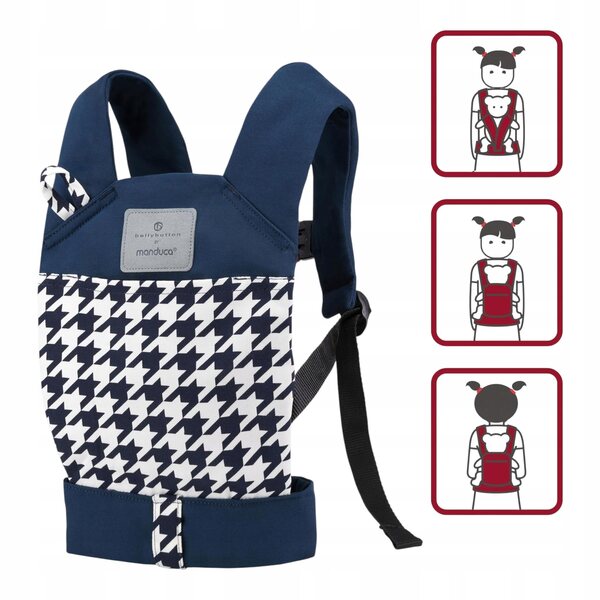 Puppenrucksack zum Tragen von Manduca-Puppen für Kinder ab 18 Monaten