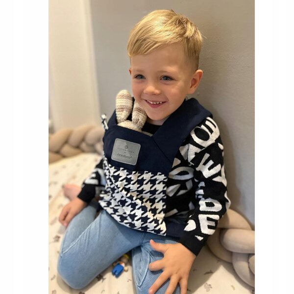 Puppenrucksack zum Tragen von Manduca-Puppen für Kinder ab 18 Monaten