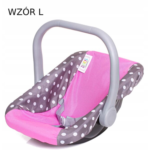 Doris 3in1 rosa Babytrage für Puppen: Sitzen, Schaukeln und sicherer Transport