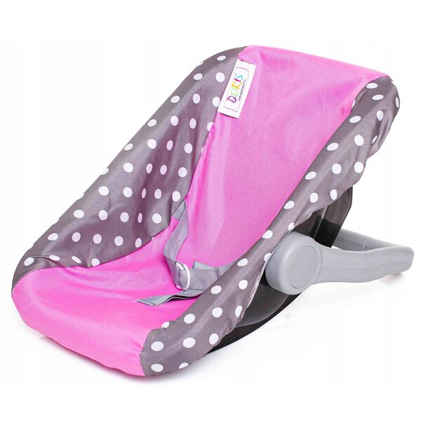 Doris 3in1 rosa Babytrage für Puppen: Sitzen, Schaukeln und sicherer Transport