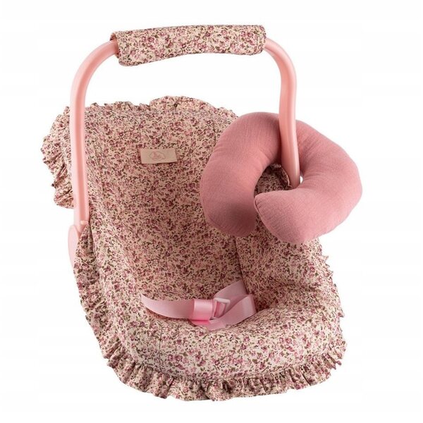 Martina Asi 3712002 Puppenständer mit weichem Kissen und Blumenmuster