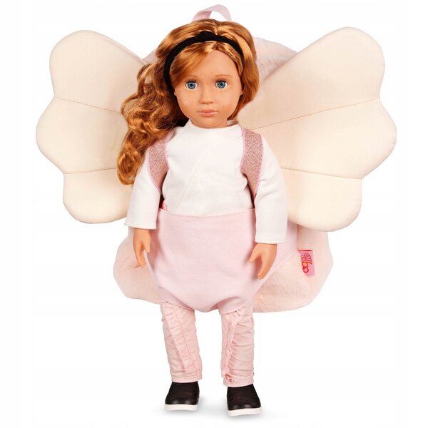 Unser Generation-Rucksack für Mädchen und 46-cm-Puppen mit magischen Feenflügeln