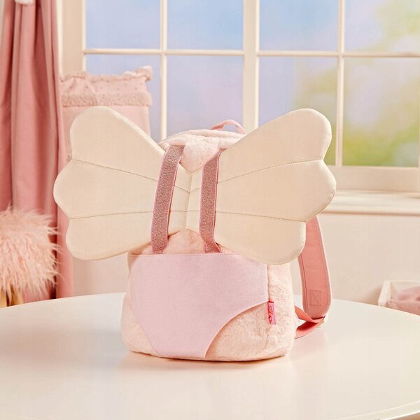 Unser Generation-Rucksack für Mädchen und 46-cm-Puppen mit magischen Feenflügeln