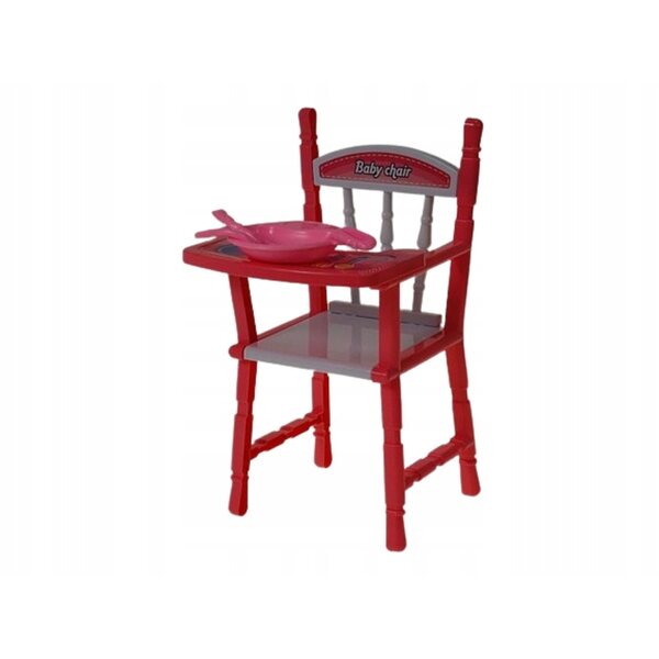 Seggiolone per bambole con accessori in PVC 40x20x4 cm Adar per bambini 3+