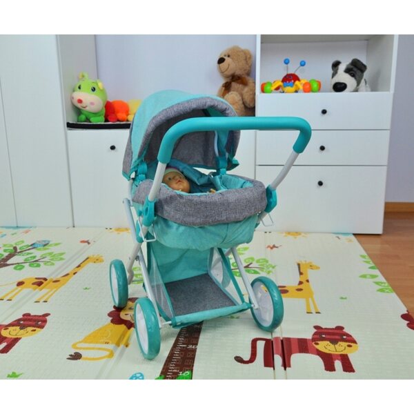 Milly Mally Alice Prestige Mint Deep Puppenwagen mit Zubehör