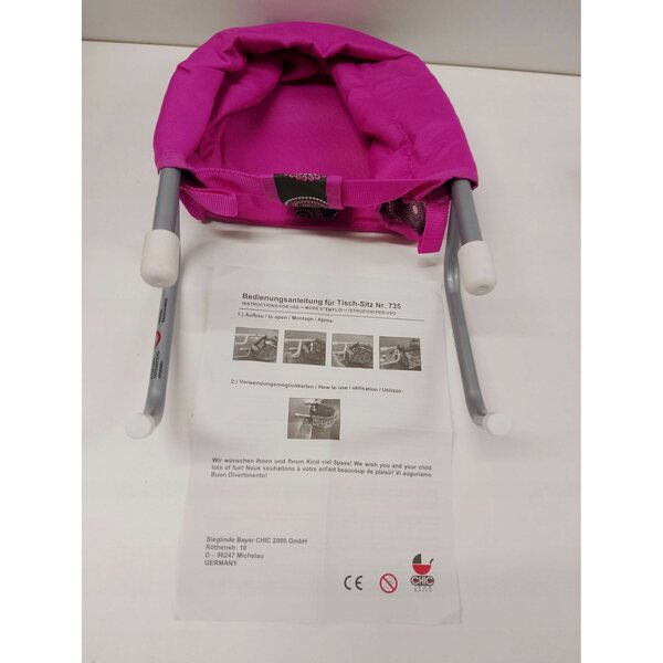 Bayer Chic 2000 735-87 Puppensitz rosa für Kinder ab 3 Jahren