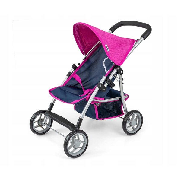 Milly Mally Natalie Prestige Navy Puppenwagen, faltbar und leicht