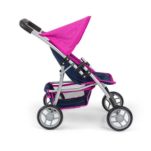 Milly Mally Natalie Prestige Navy Puppenwagen, faltbar und leicht