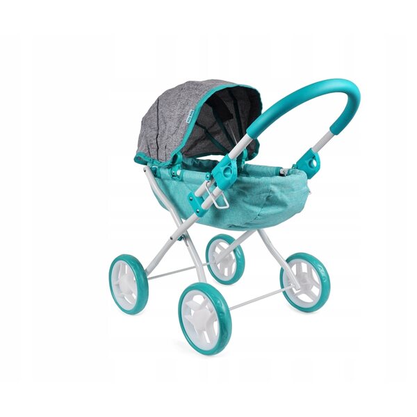 Passeggino per bambole Dori Prestige Mint Milly Mally - profondo e realistico