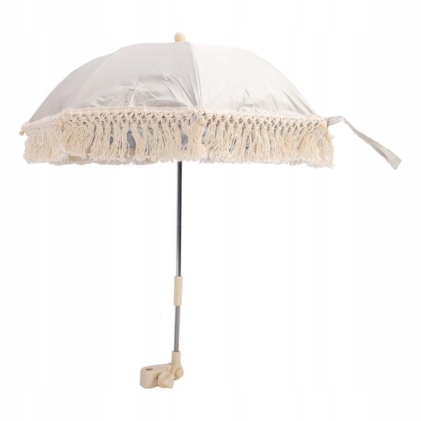 Parasol bambino da spiaggia con frange e protezione solare resistente al vento