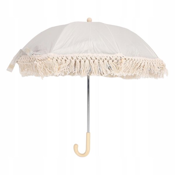 Parasol bambino da spiaggia con frange e protezione solare resistente al vento