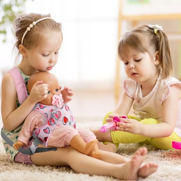 Verstellbare Babytrage für Puppen – bequemes Geschirr für Kinder ab 3 Jahren