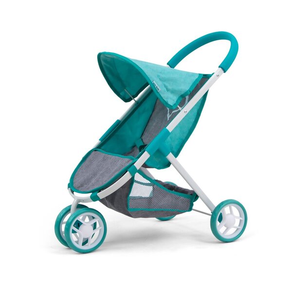 Milly Mally Susie Prestige Mint Kinderwagen für Puppen ab 3 Jahren – realistisches und funktionales Design
