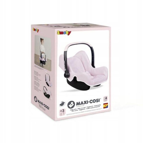 Smoby Maxi-Cosi Autositz für hellrosa Puppen bis 42 cm