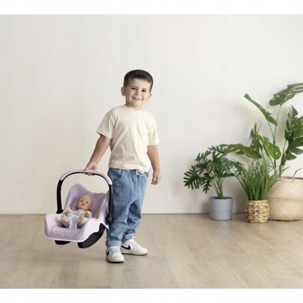 Smoby Maxi-Cosi Autositz für hellrosa Puppen bis 42 cm