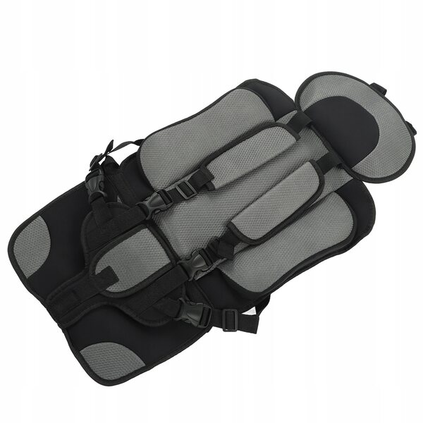 Seggiolino per bambini pieghevole, regolabile e portatile, 72x33 cm, sicuro e confortevole