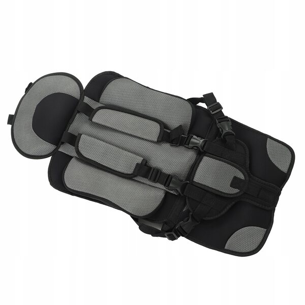 Seggiolino per bambini pieghevole, regolabile e portatile, 72x33 cm, sicuro e confortevole