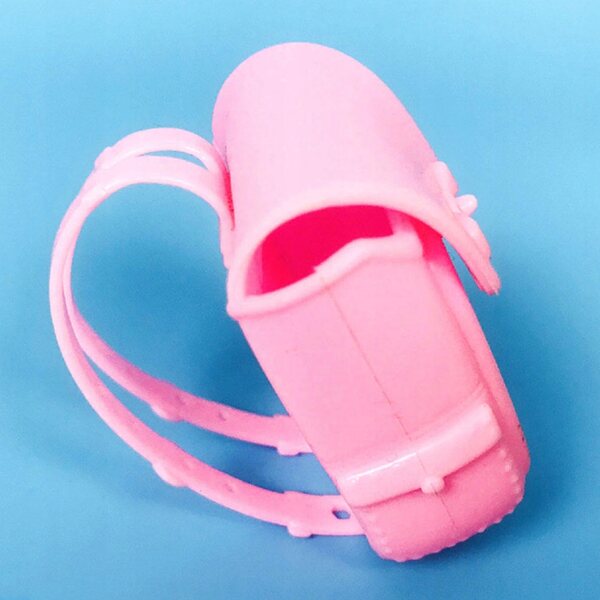 Set 6 Mini Zaini Rosa per Decorazione Casa delle Bambole in PVC Resistente