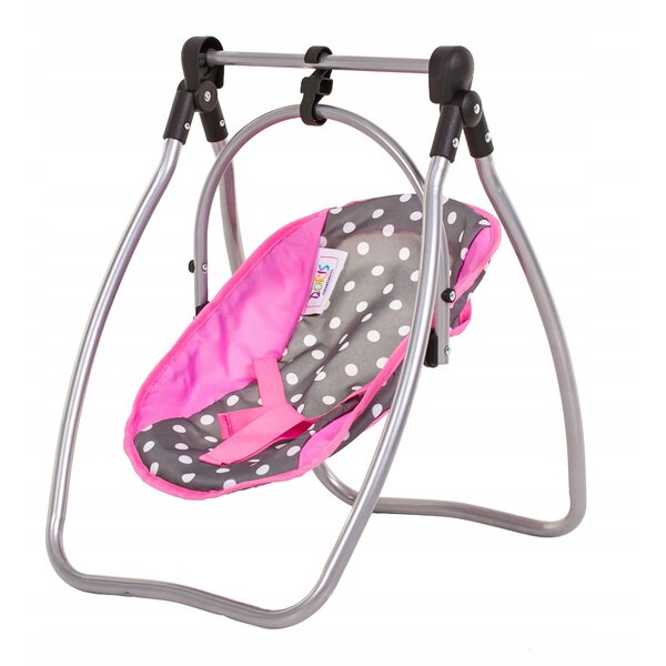 Doris 2-in-1-Puppenhochstuhl mit Schaukel und Futtertablett