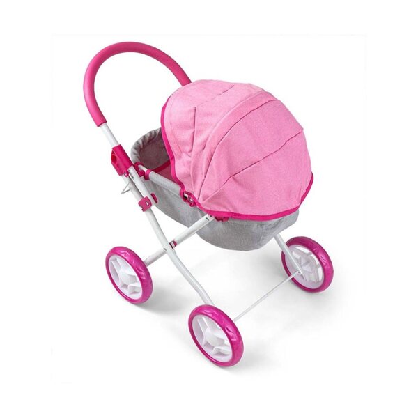 Milly Mally Dori Prestige Pink – Kinderwagen für Puppen bis 40 cm