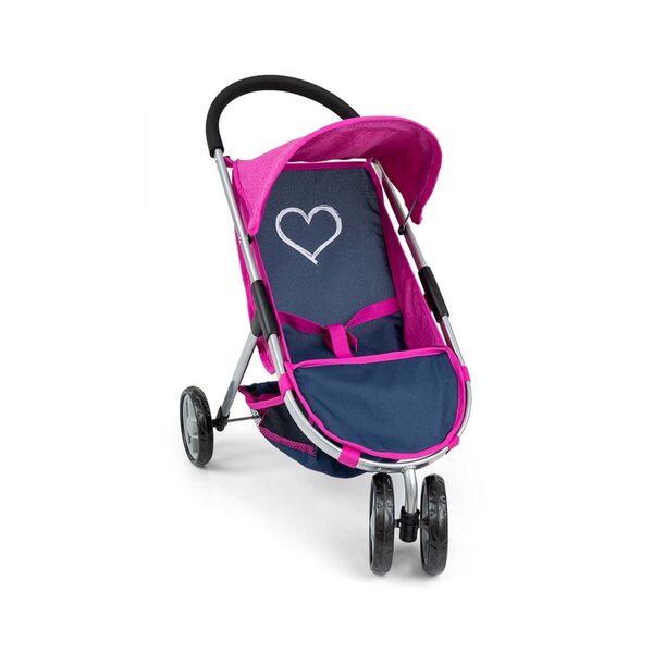 Milly Mally Susie Prestige Dreirad-Puppenkinderwagen mit Sicherheitsgurten