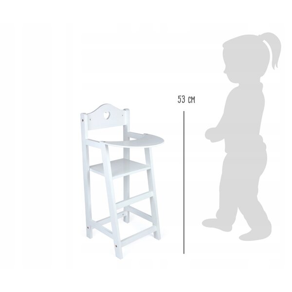 Holzfütterungsstuhl für Small Foot-Puppen: elegant und sicher