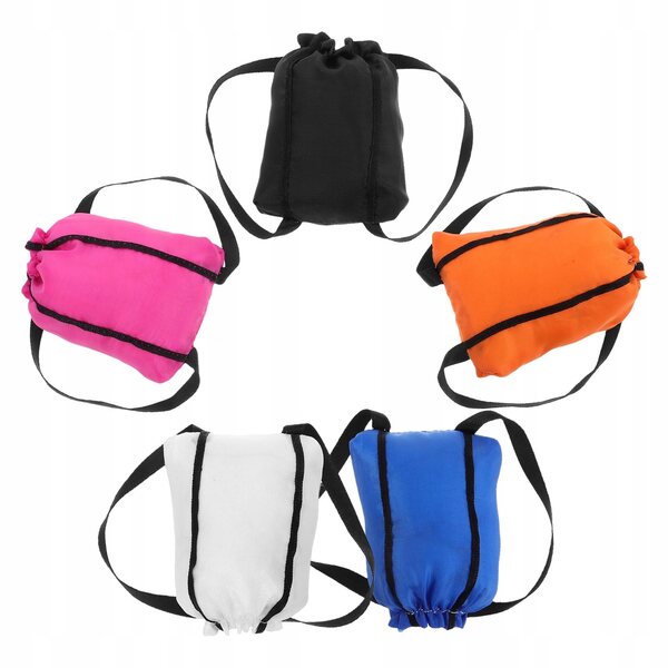Set mit 5 bunten Mini-Rucksäcken für Puppen aus strapazierfähigem und leichtem Stoff
