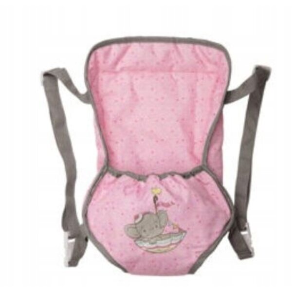 Verspielte Babytrage für Puppen bis 46 cm – sicheres Spielzeugzubehör