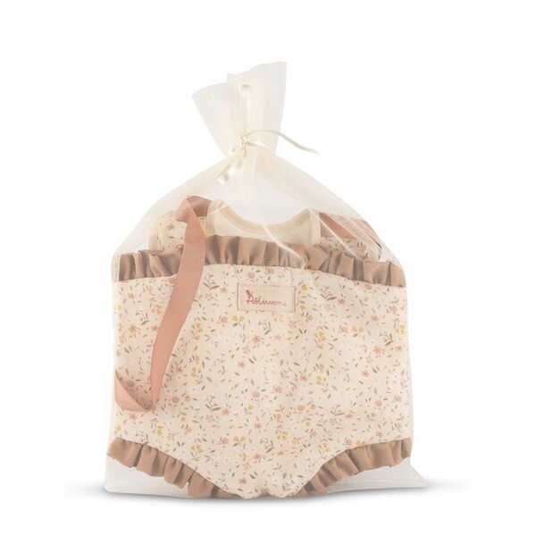 Teresa beige Babytrage für Puppen bis 46 cm – asiatische Qualität und Design