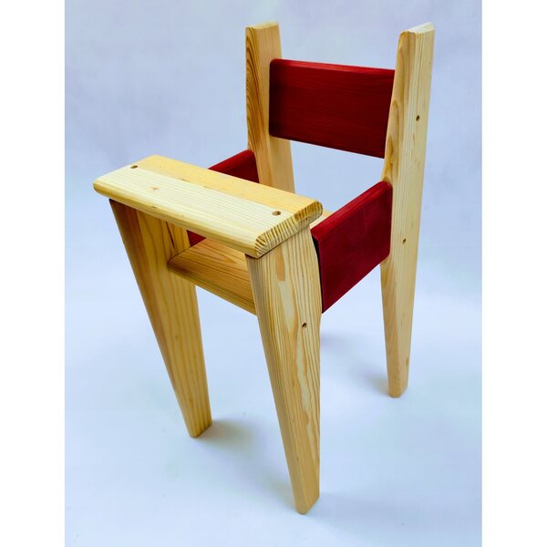 Hochstuhl aus Holz zum Füttern von 48-cm-Puppen – solide und sicher für Kinder