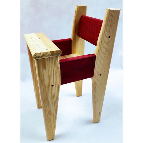 Hochstuhl aus Holz zum Füttern von 48-cm-Puppen – solide und sicher für Kinder